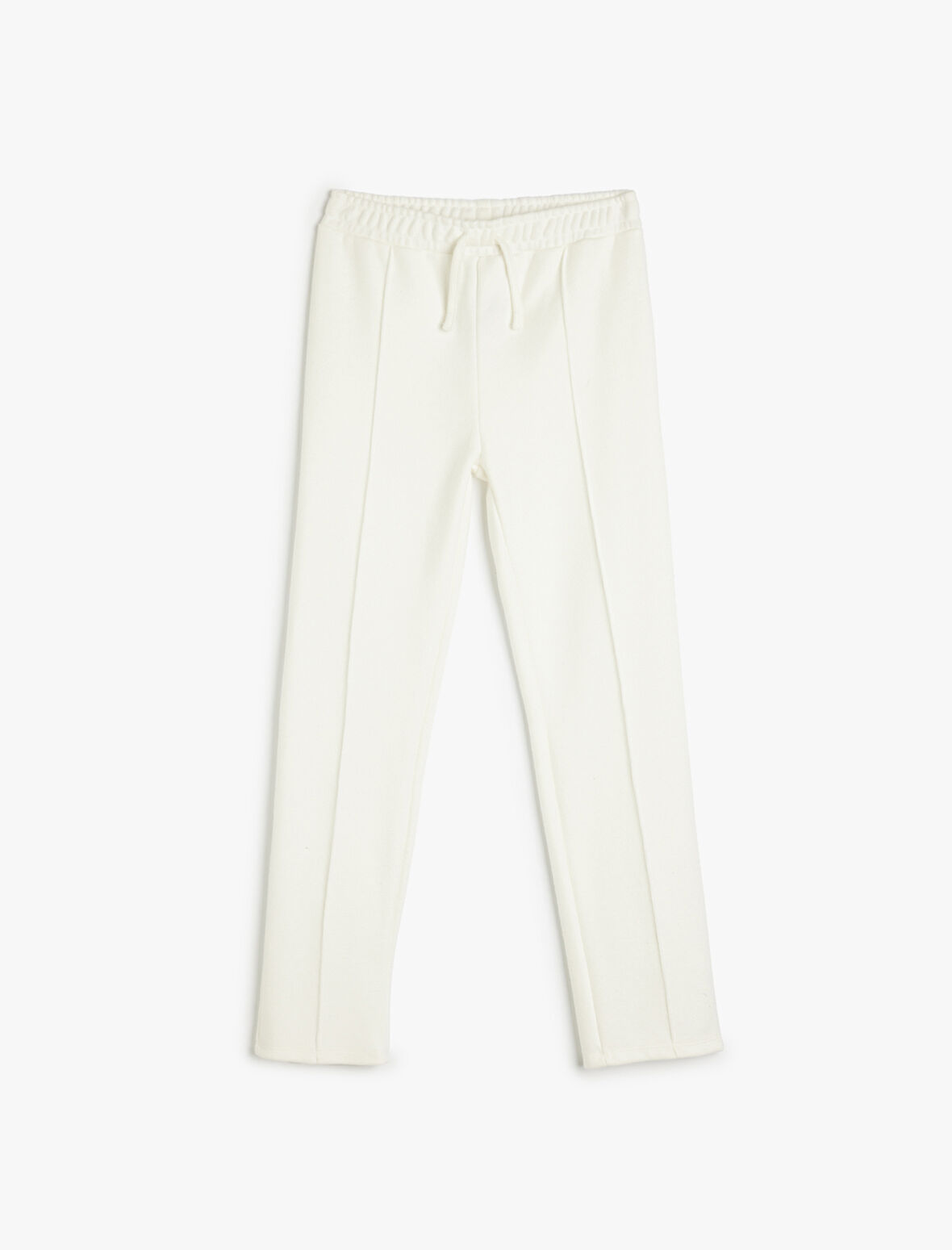 Beli Lastikli Dikiş Detaylı Basic Pantolon