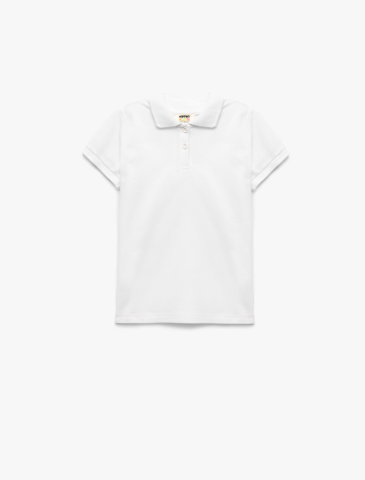 Pamuklu Kısa Kollu Basic Polo Yaka Tişört