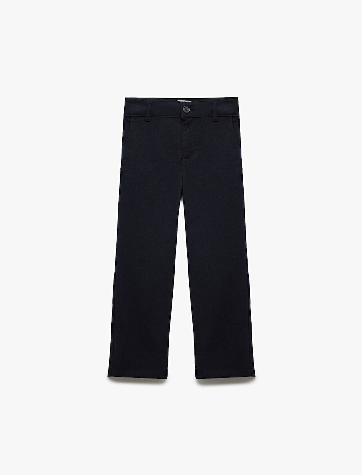 Cepli Düğme Detaylı Viskon Karışımlı Pantolon