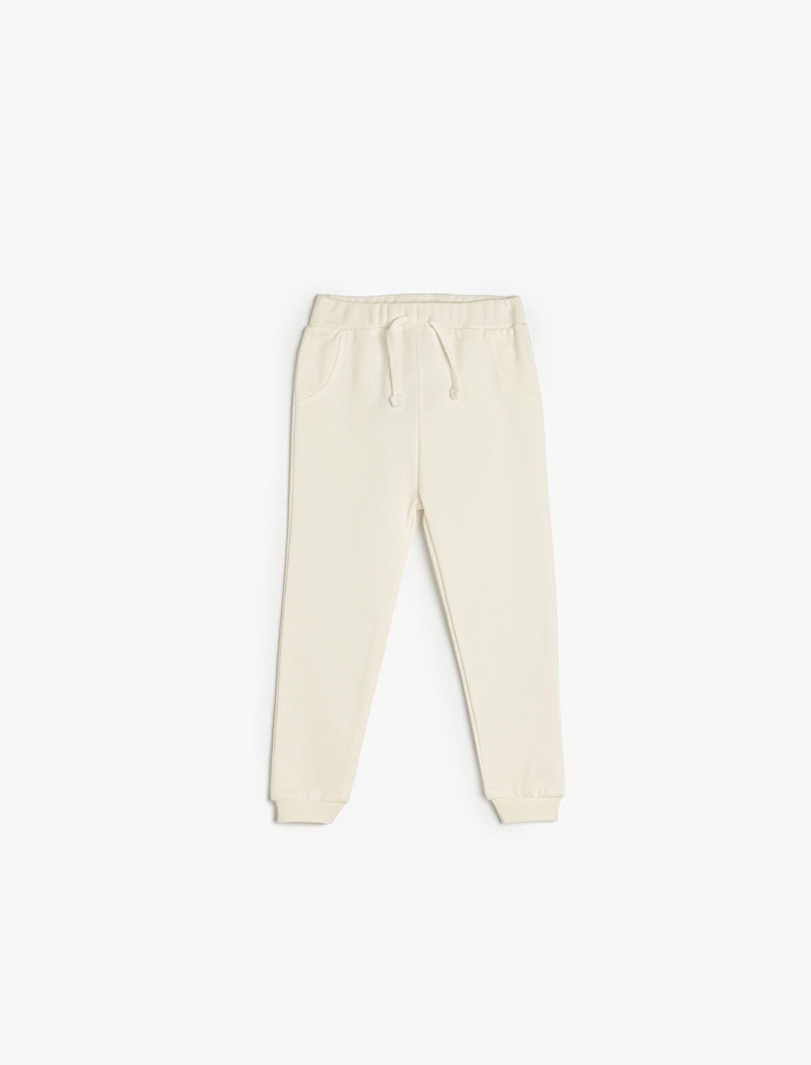 Pamuklu Beli Ayarlanabilir Lastikli Basic Jogger Eşofman Altı