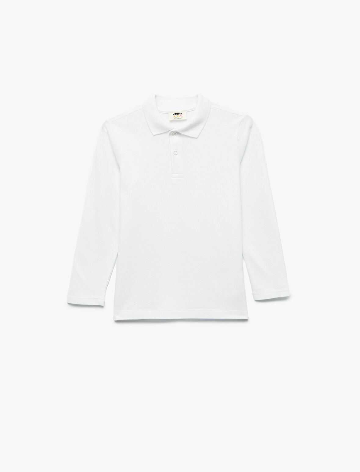 Pamuklu Uzun Kollu Basic Polo Yaka Tişört