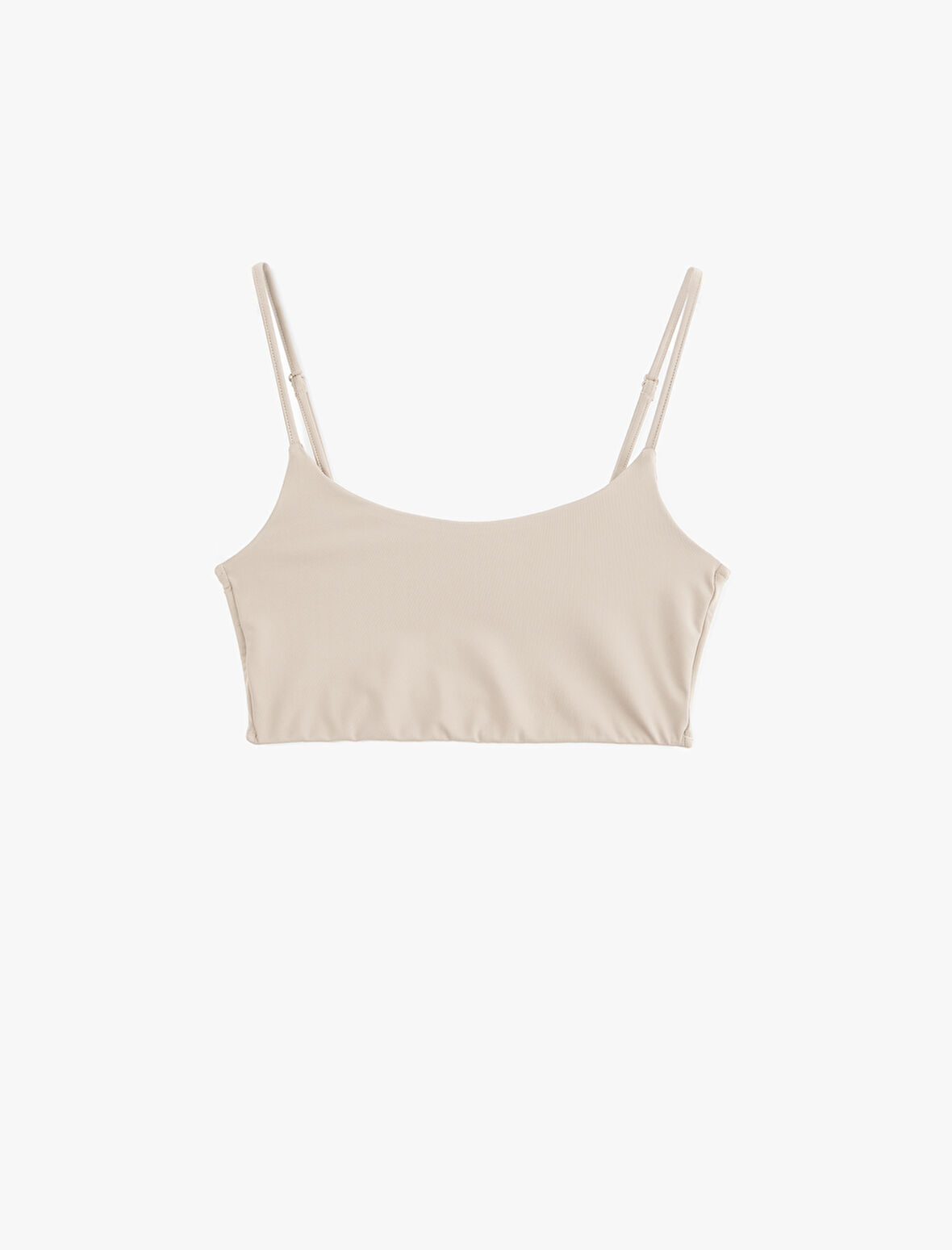 Skinny Dikişsiz İnce Askılı Yarım Atlet