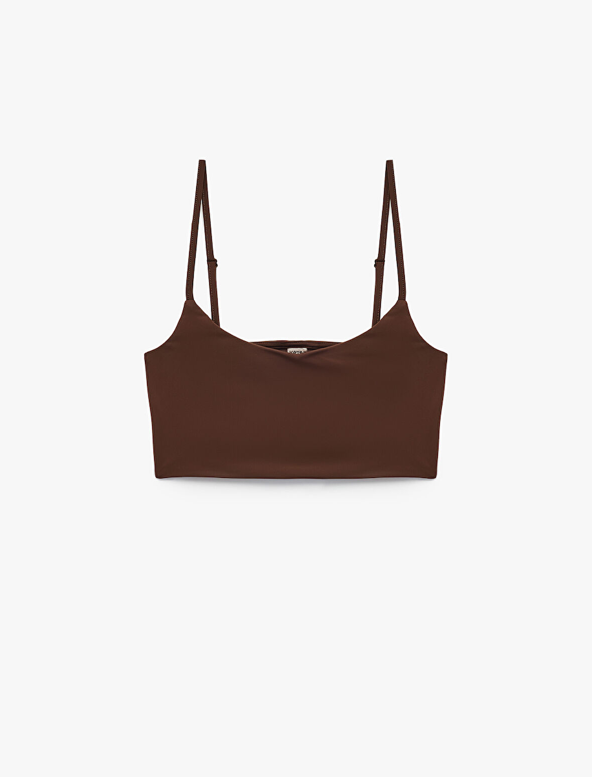 Skinny Dikişsiz İnce Askılı Yarım Atlet