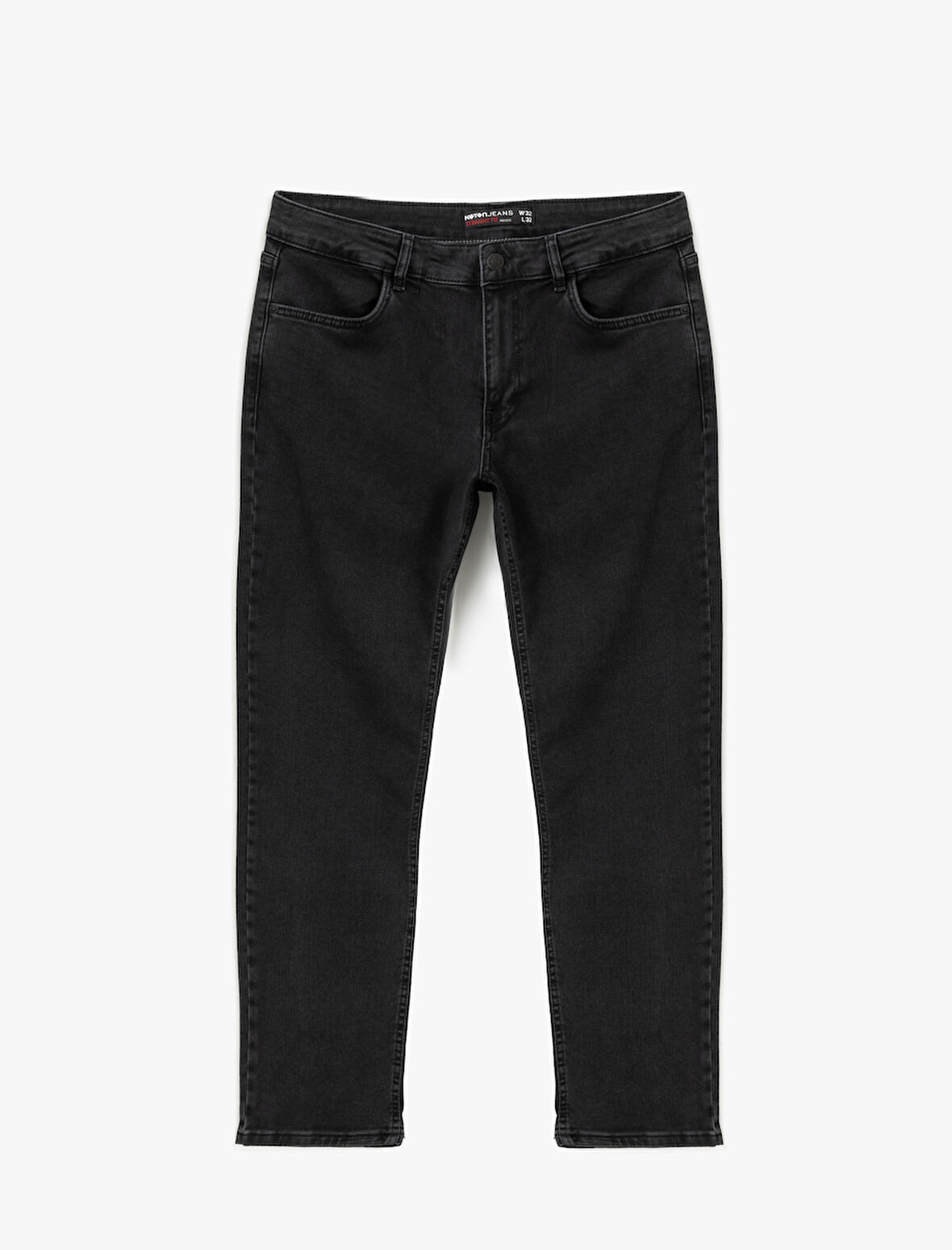 Normal Bel Düz Paça Straight Fit Jean Pantolon - Mark Jean