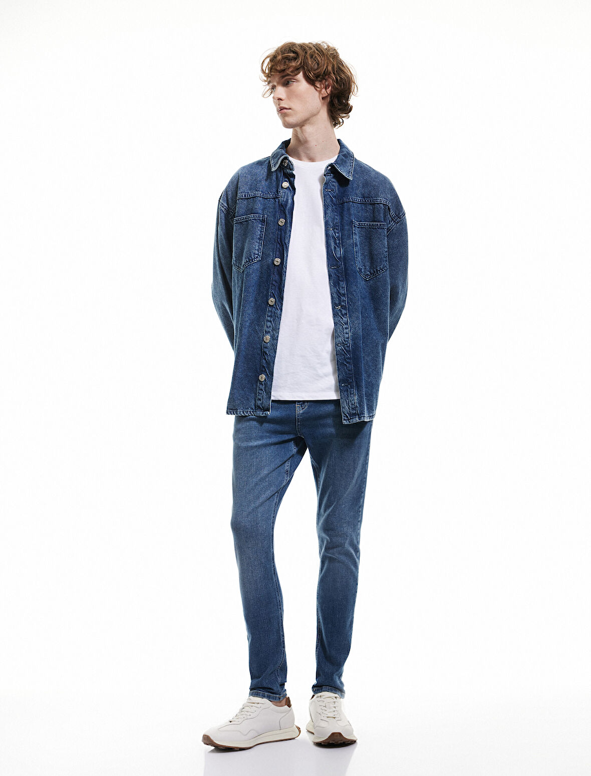 Pamuklu Normal Bel Super Skinny Fit Jean Pantolon - Justin Jean