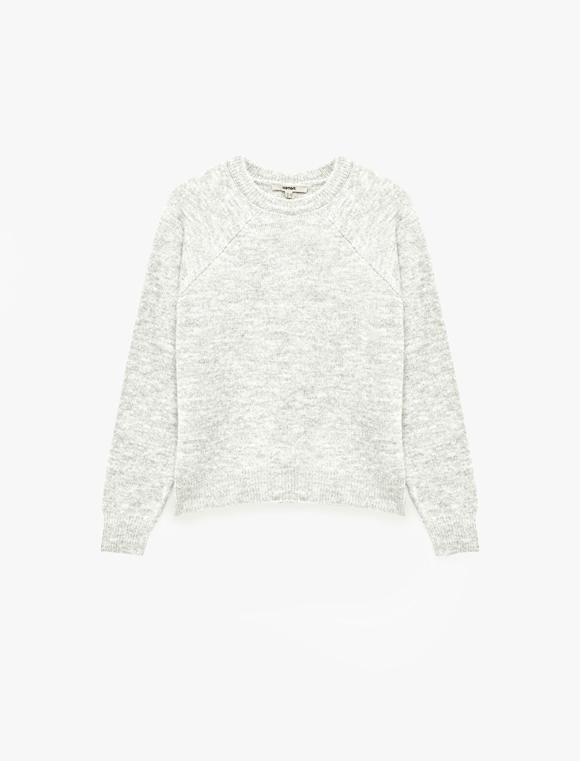 Uzun Kollu Bisiklet Yaka Basic Triko Kazak