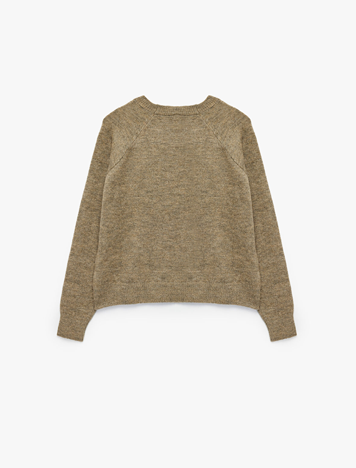 Uzun Kollu Bisiklet Yaka Basic Triko Kazak