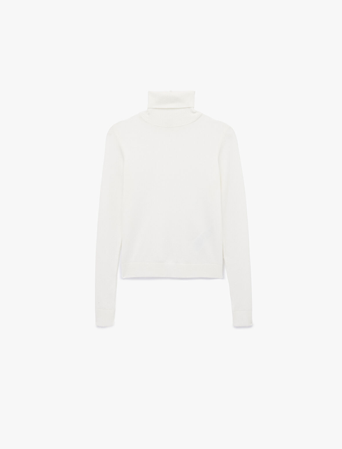 Uzun Kollu Balıkçı Yaka Triko Kazak