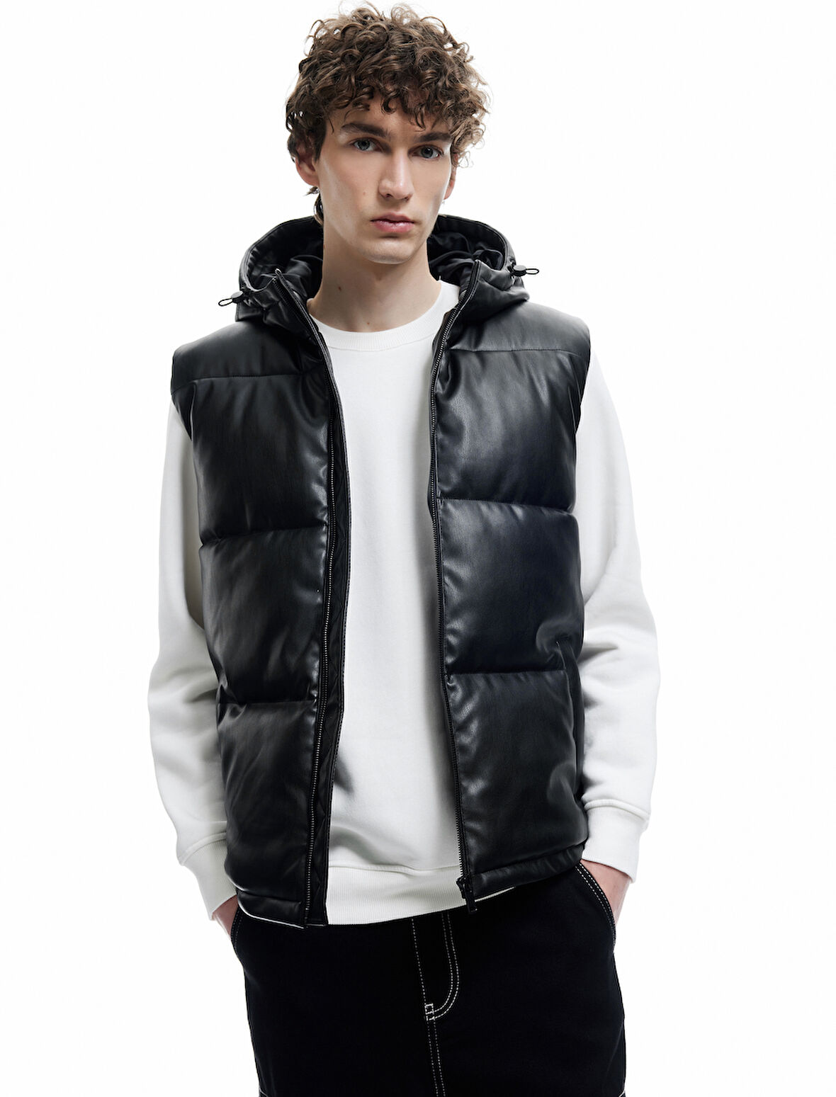 Kapüşonlu Cepli Şişme Yelek