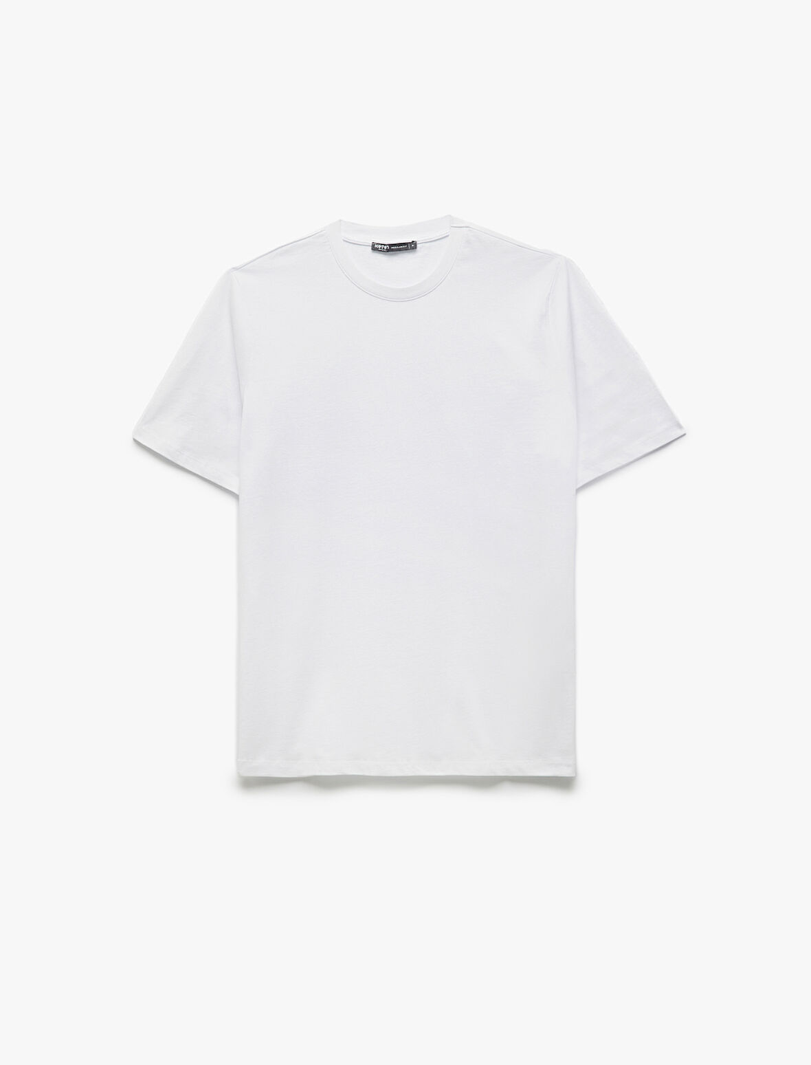 Kısa Kollu Bisiklet Yaka Pamuklu 3'lü Basic Tişört Seti