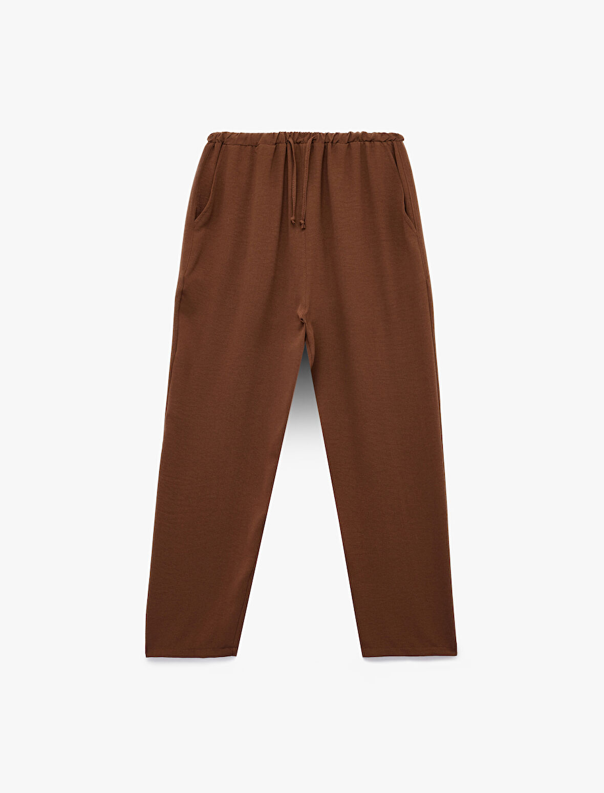 Aerobin Kumaş Beli Bağcıklı Cepli Havuç Pantolon