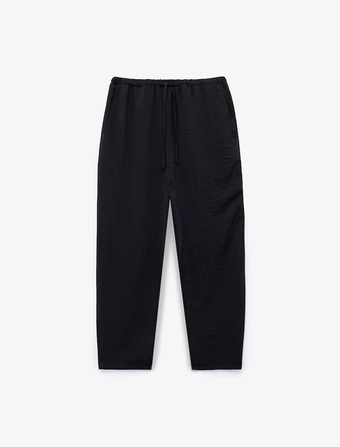 Aerobin Kumaş Beli Bağcıklı Cepli Havuç Pantolon