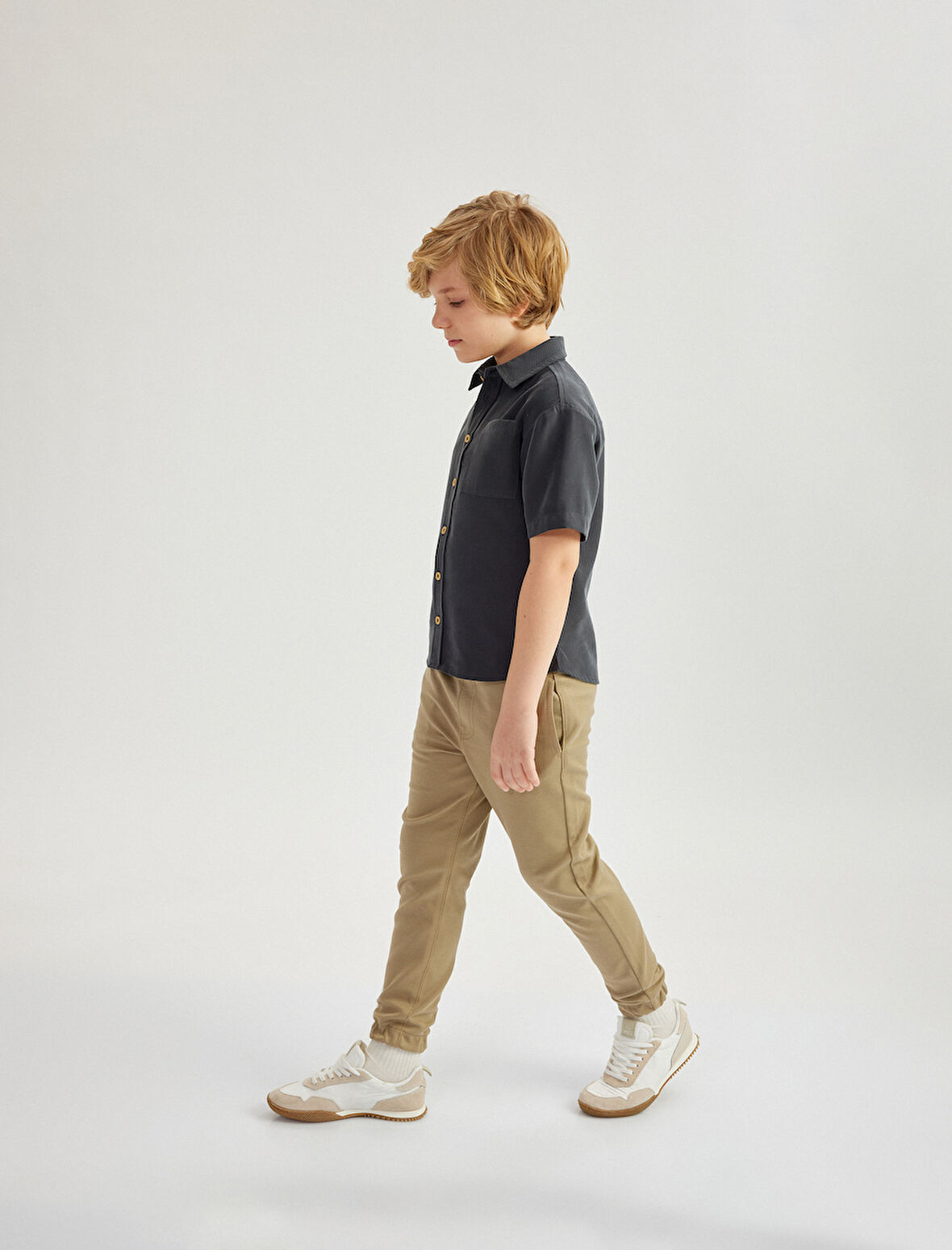 Cep Detaylı Beli Bağlamalı Basic Jogger Eşofman Altı 