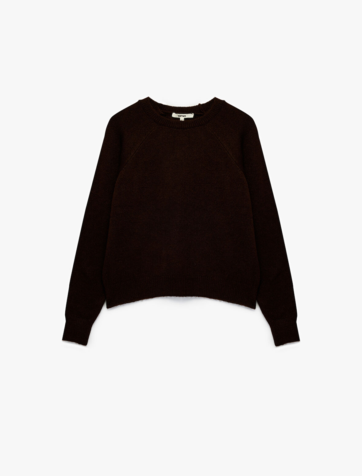 Uzun Kollu Bisiklet Yaka Basic Triko Kazak