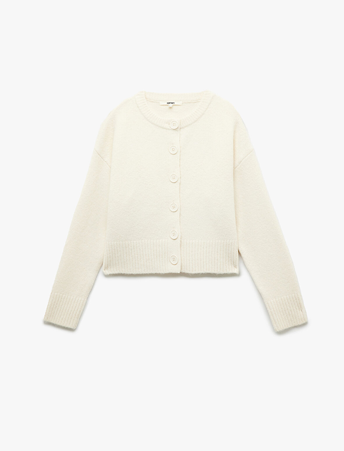 Uzun Kollu Bisiklet Yaka Triko Hırka