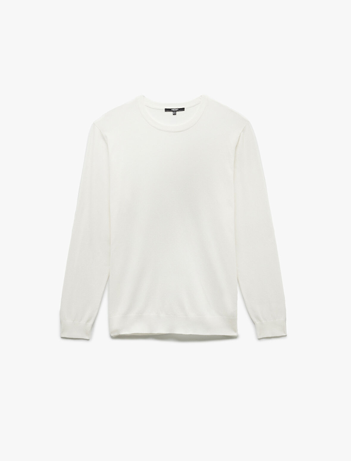 Uzun Kollu Bisiklet Yaka Basic Triko Kazak