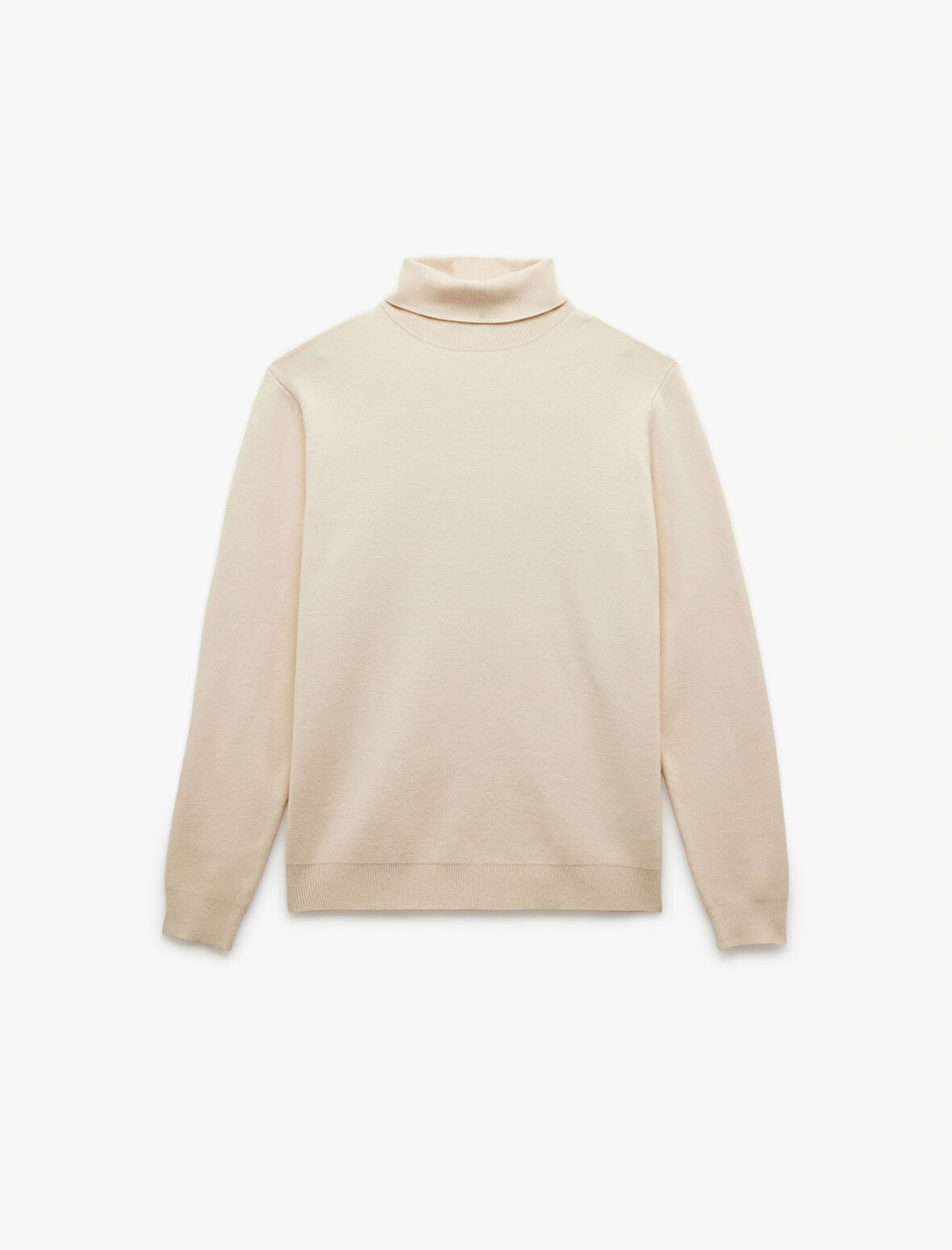 Uzun Kollu Basic Boğazlı Triko Kazak