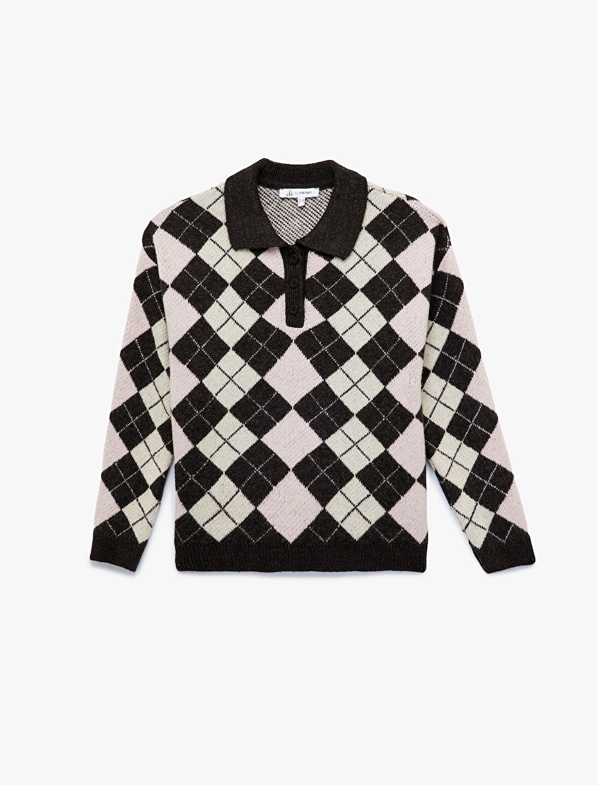 Uzun Kollu Polo Yaka Triko Kazak