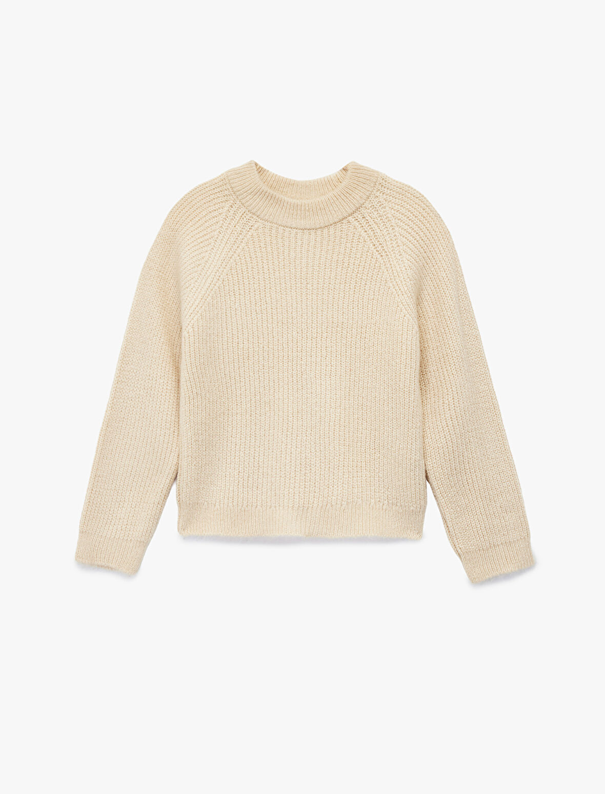 Uzun Kollu Bisiklet Yaka Basic Triko Kazak