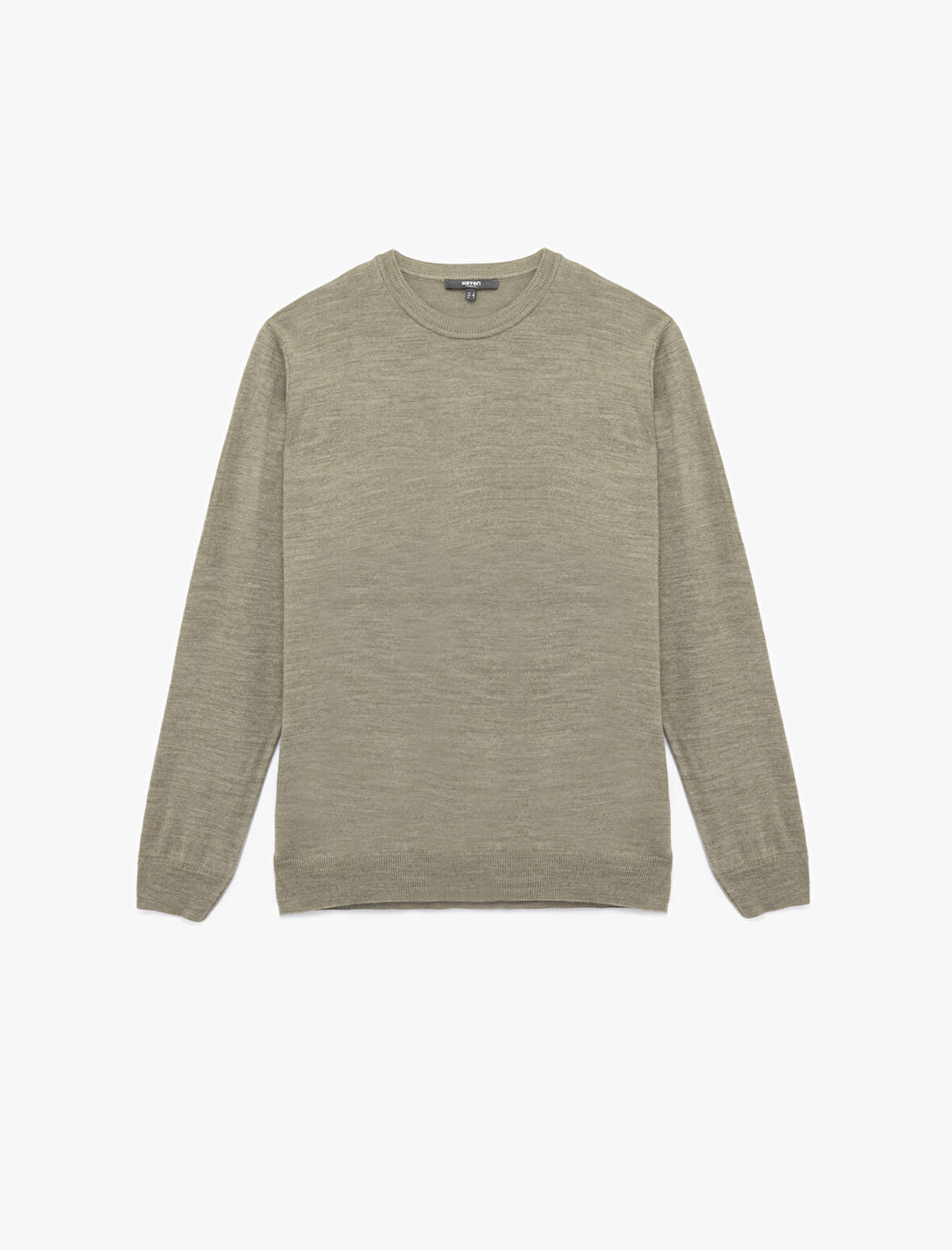 Uzun Kollu Bisiklet Yaka Basic Triko Kazak