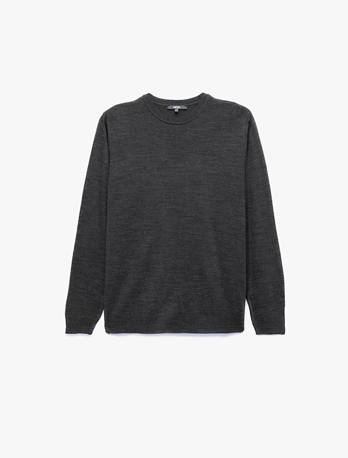 Uzun Kollu Bisiklet Yaka Basic Triko Kazak