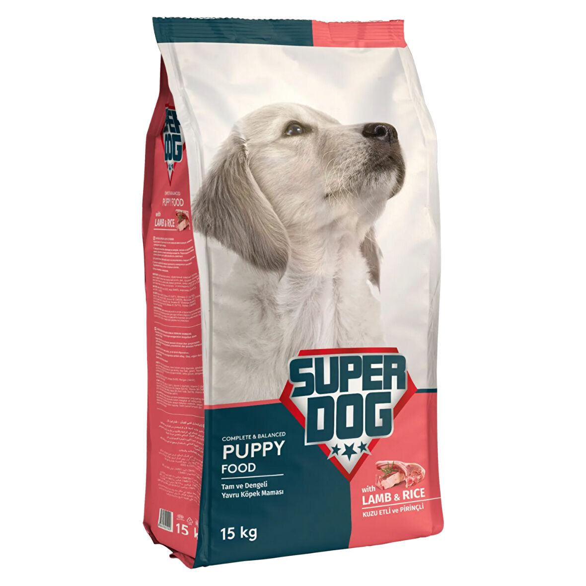 Super Dog Kuzu Etli Yavru Köpek Maması 15 kg