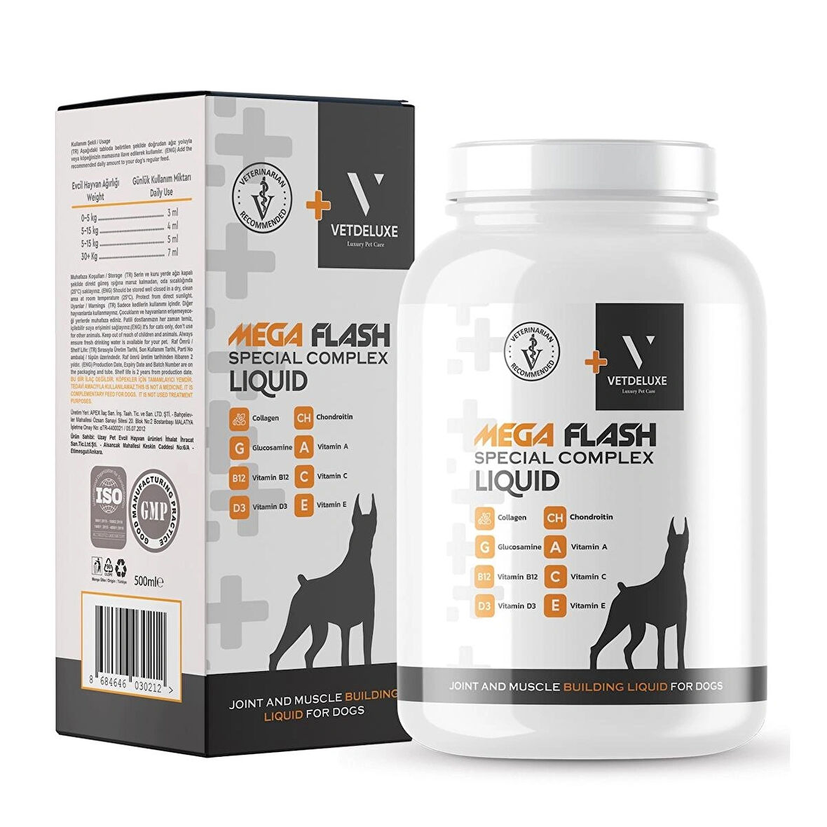 Mega Flash Eklem ve Kas Geliştirici Likit 500 ml