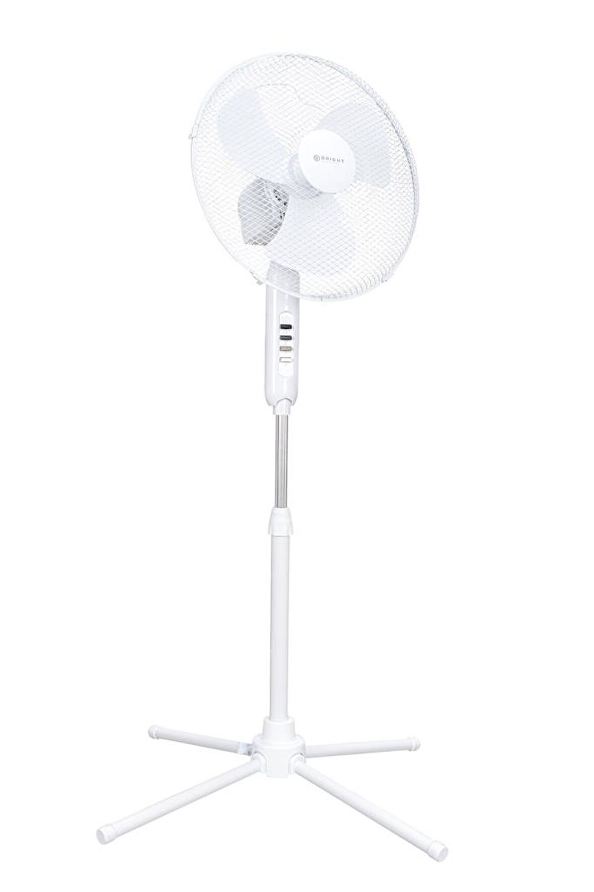 Bright Elegance Be-4116 16" Katlanabilir Ayaklı Standlı Vantilatör Beyaz