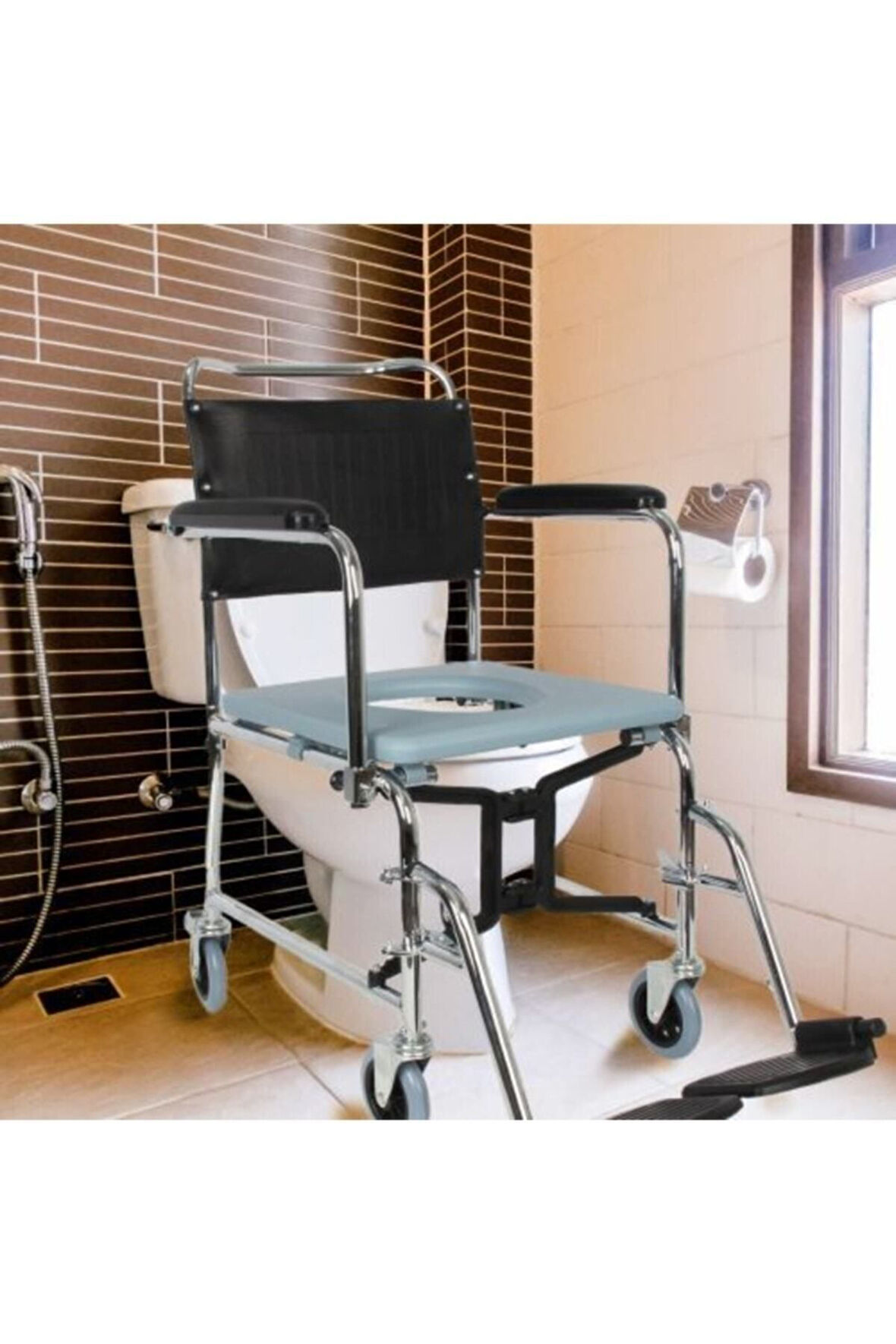 Medikalcim Emek Sağlık Witra Klozetli Tekerlekli Sandalye