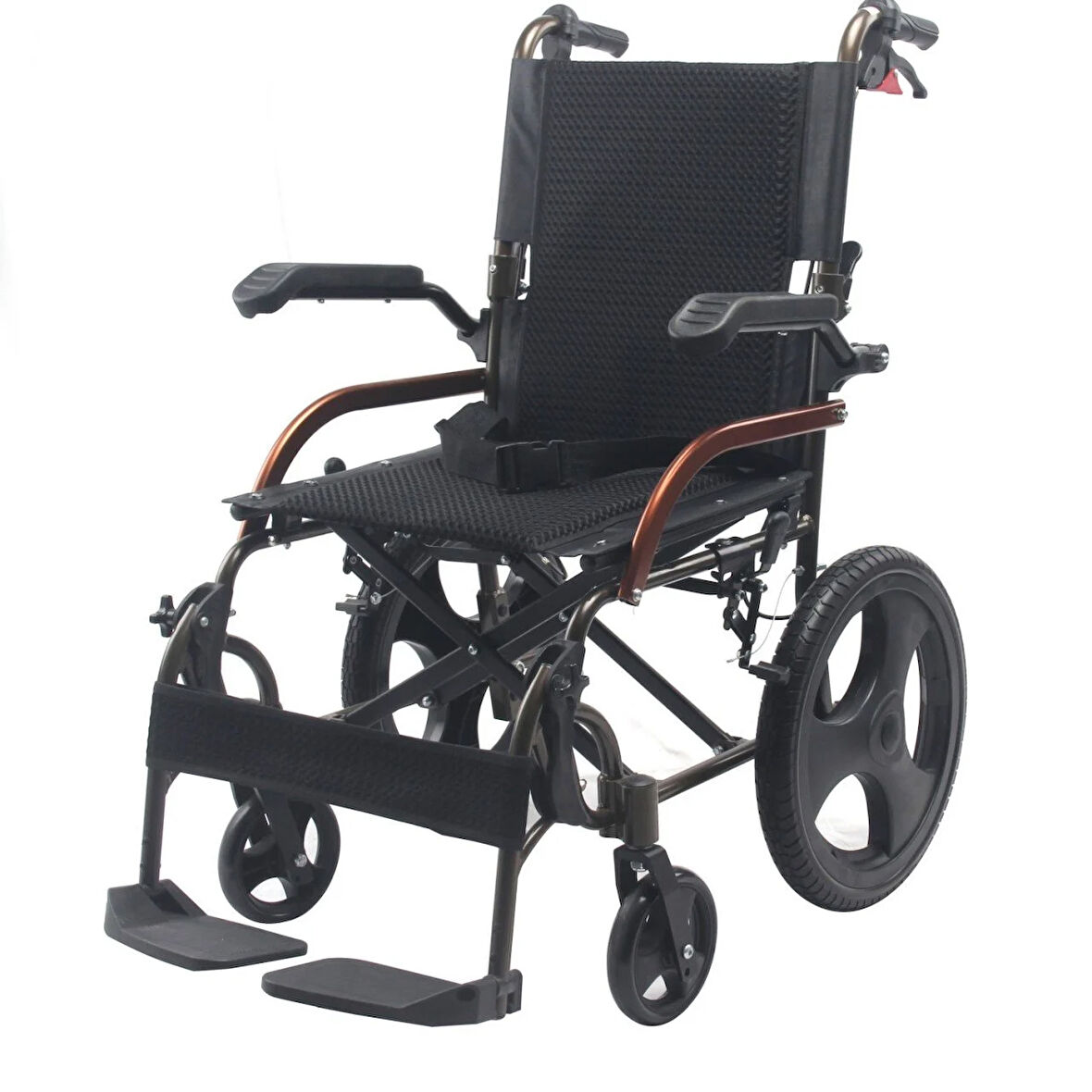 Medikalcim  GK863LABJ-12 Jet Black Transfer Alüminyum Tekerlekli Sandalye