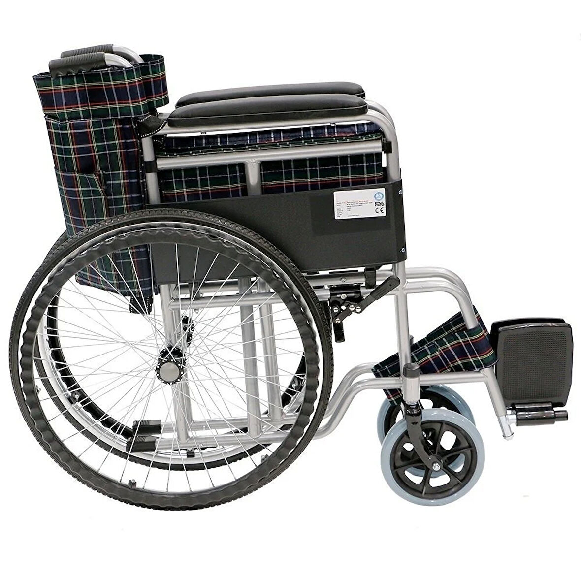 Medikalcim Sokak Tipi Frenli Tekerlikli Sandalye