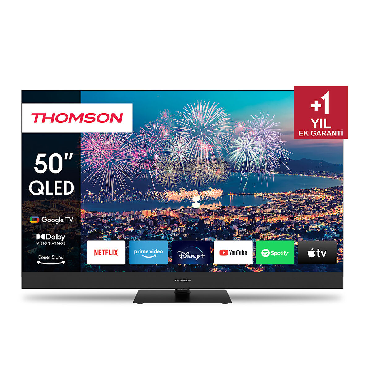 Thomson 50QG6C14 UHD 50" 126 Ekran Uydu Alıcılı Google Smart Qled Plus TV