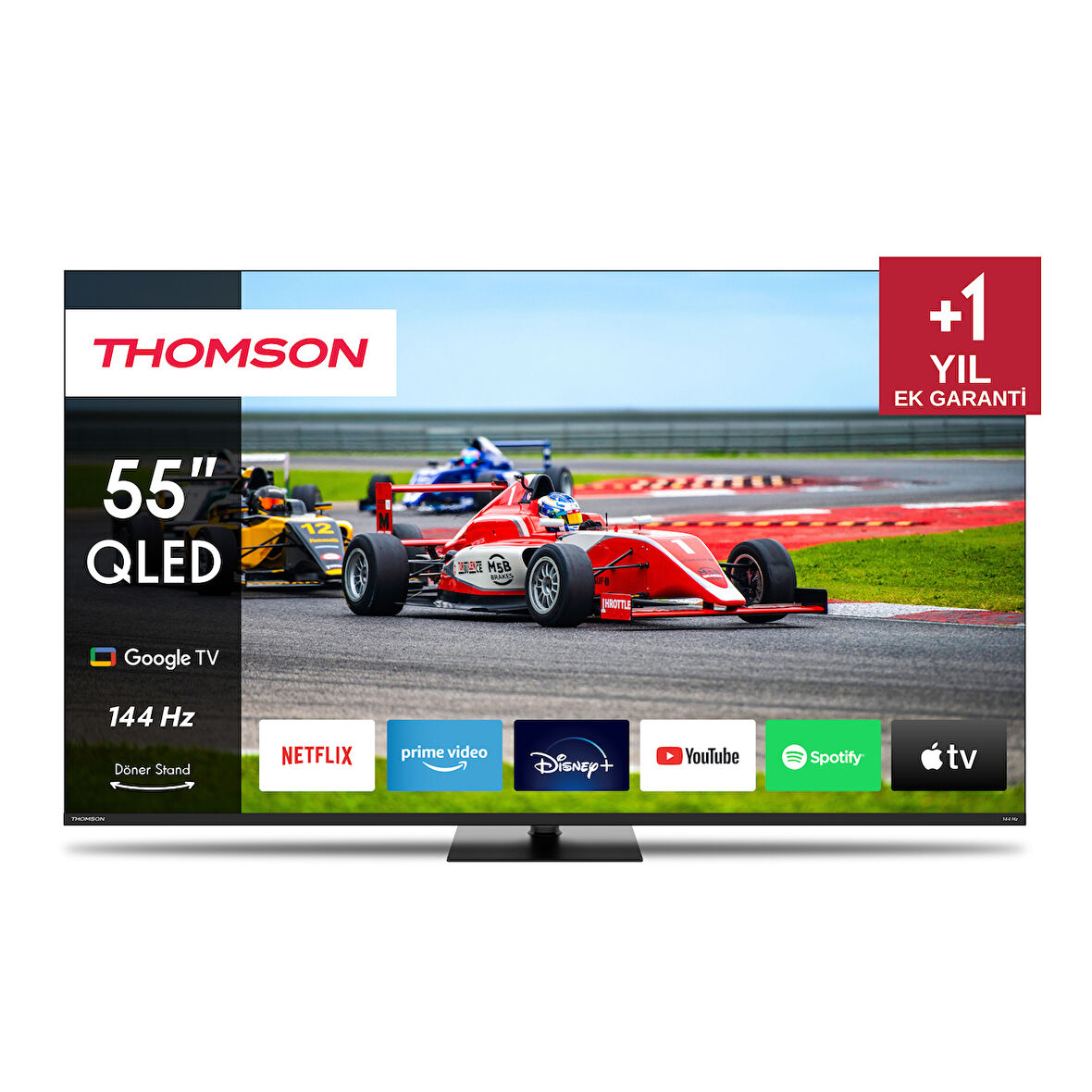 Thomson 55QG7C14 55” 139 Ekran Uydu Alıcılı 4K Ultra HD Google Smart 144 Hz QLED Pro TV