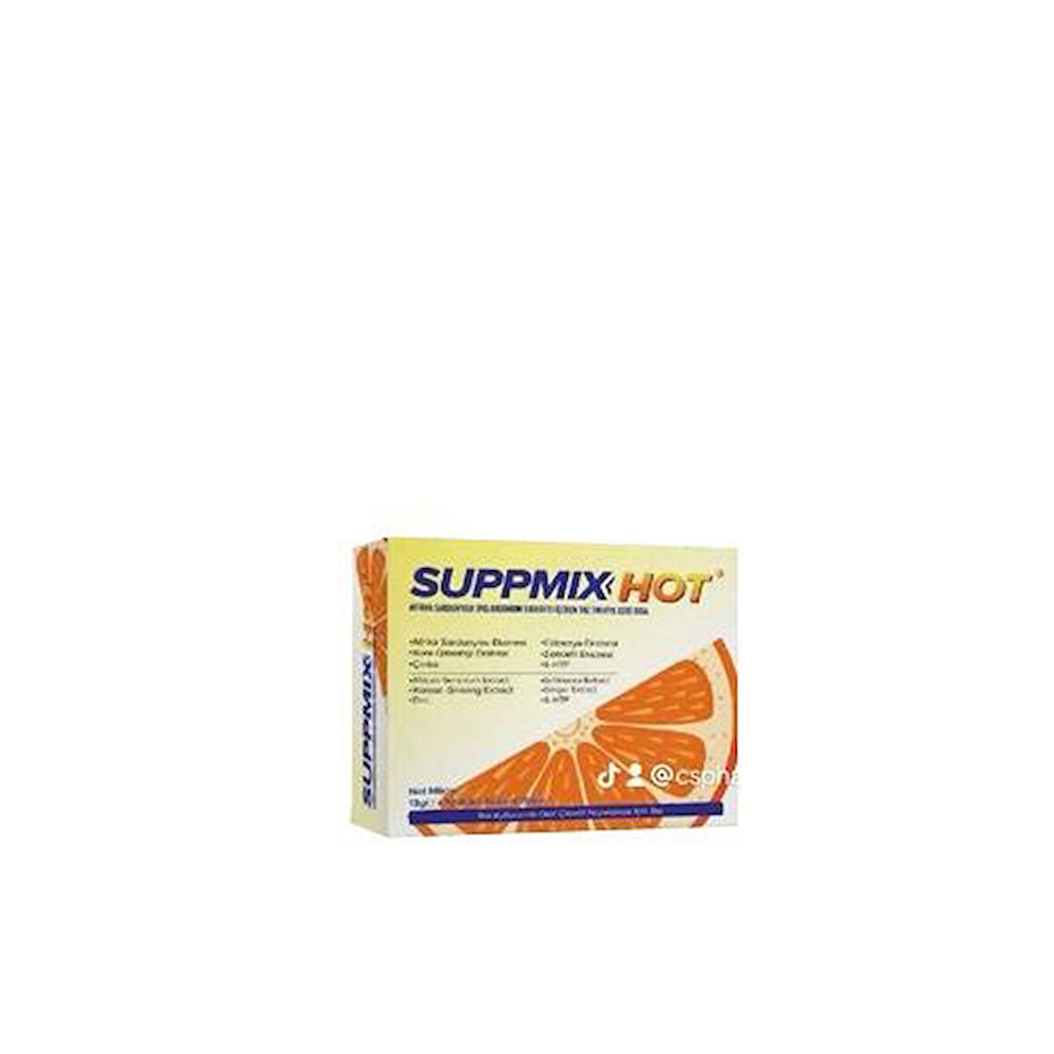 Suppmix HOT 12 Saşe Mandalina