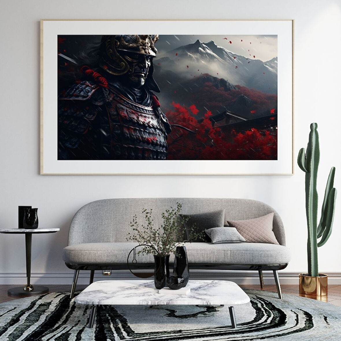 SAMURAY İNTİKAM YEMİNİ 90x50 8684660336291 PVC ÇERÇEVESİZ TABLO