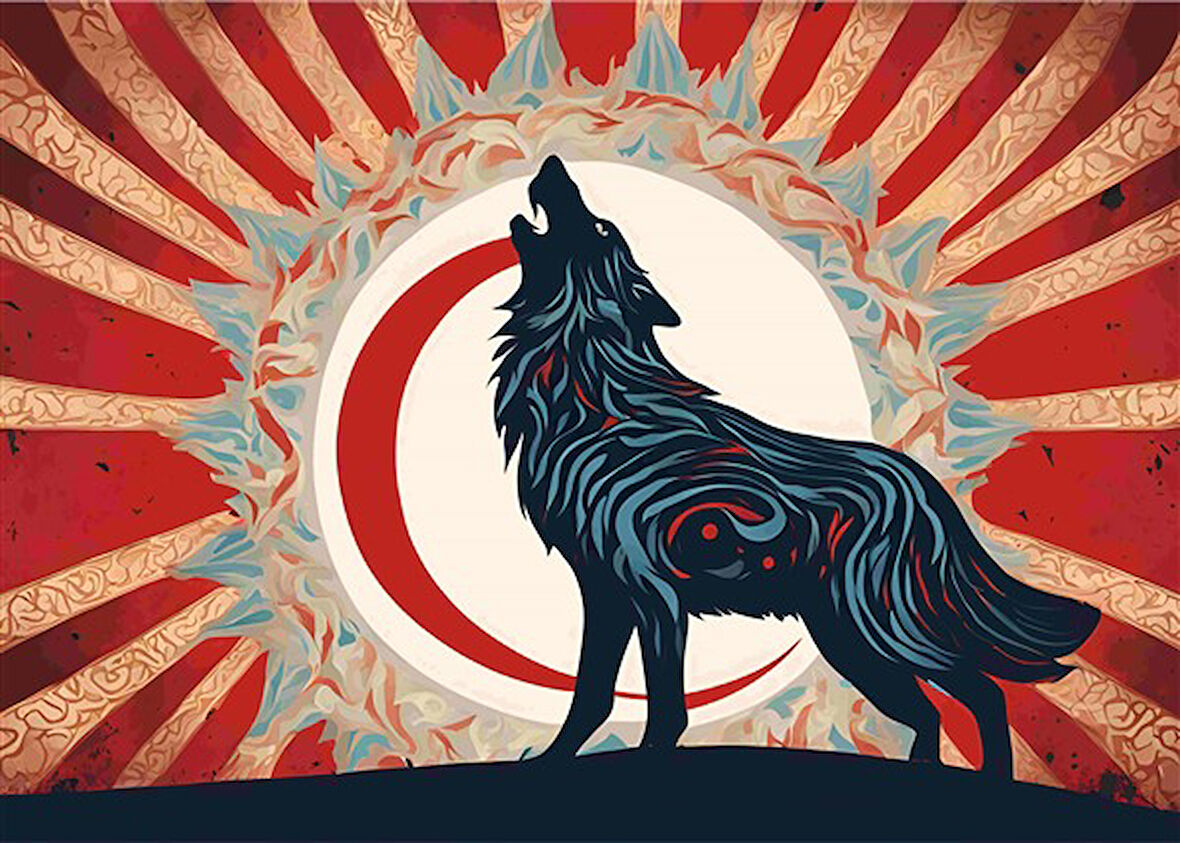 ASİL KURT 10 70X50CM KARTON ÇERÇEVESİZ TABLO