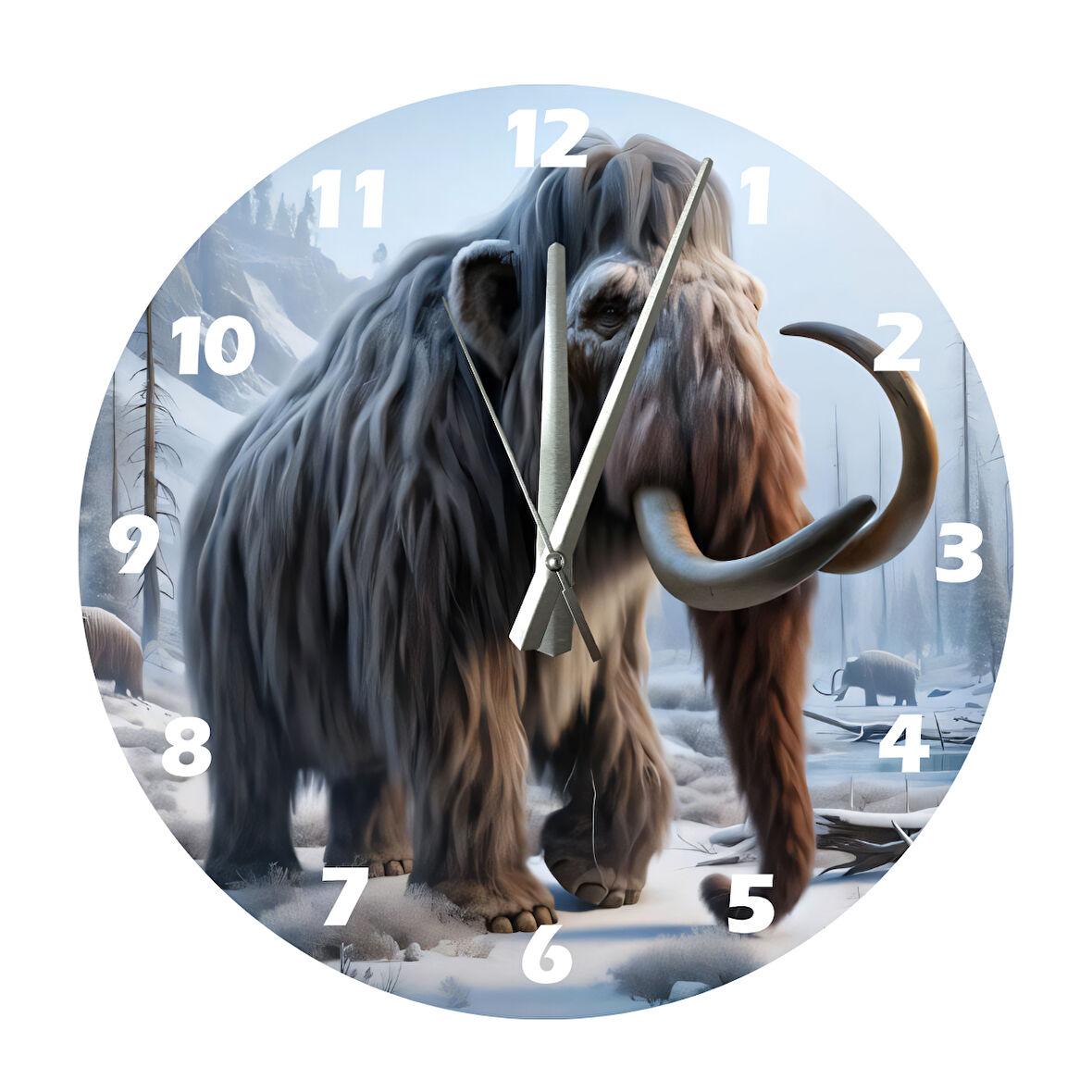 Tİ-PLAY MAMUT 30X30CM AKRİLİK DEKORATİF MODERN DUVAR SAATİ