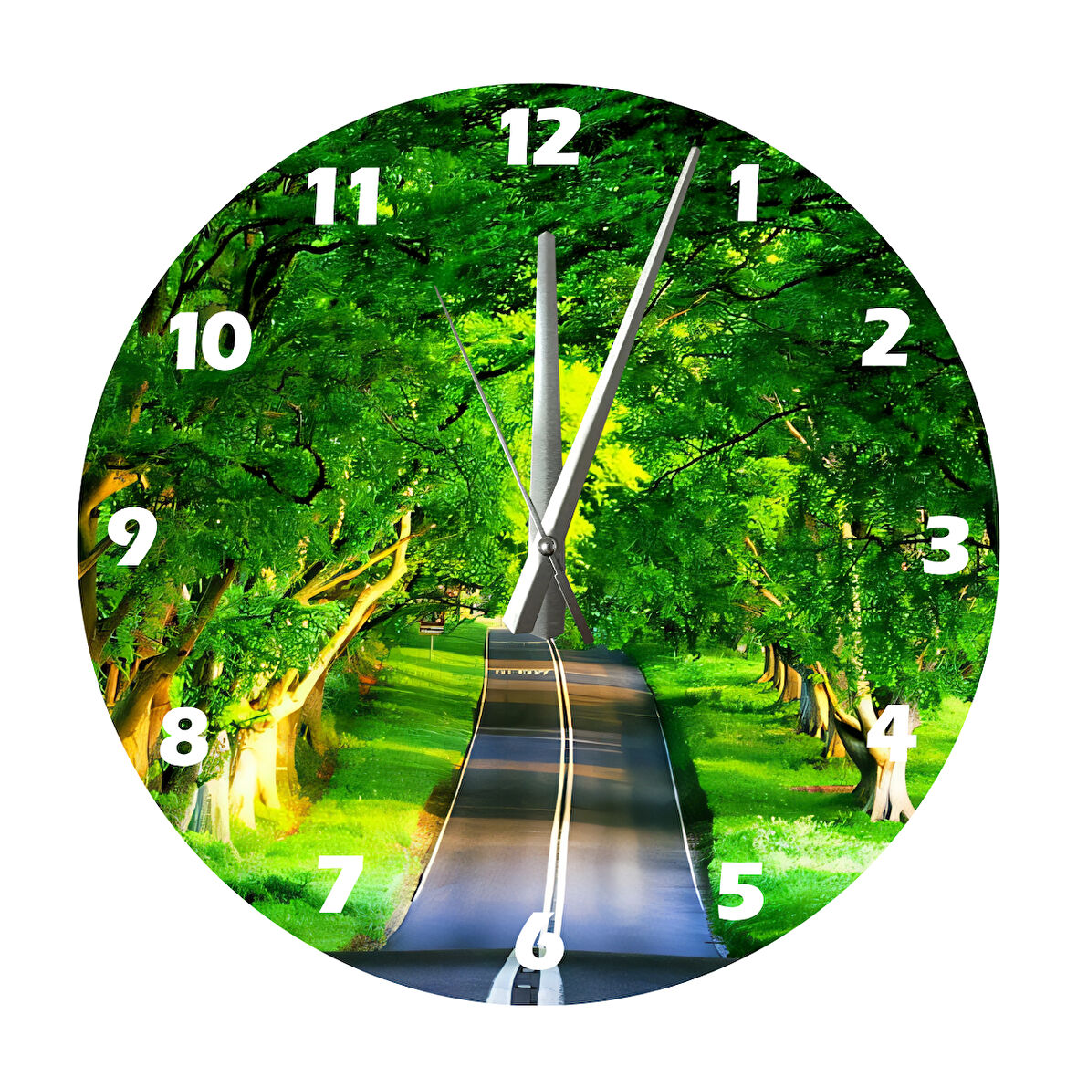 Tİ-PLAY MUHTEŞEM YOL 30X30CM AKRİLİK DEKORATİF MODERN DUVAR SAATİ