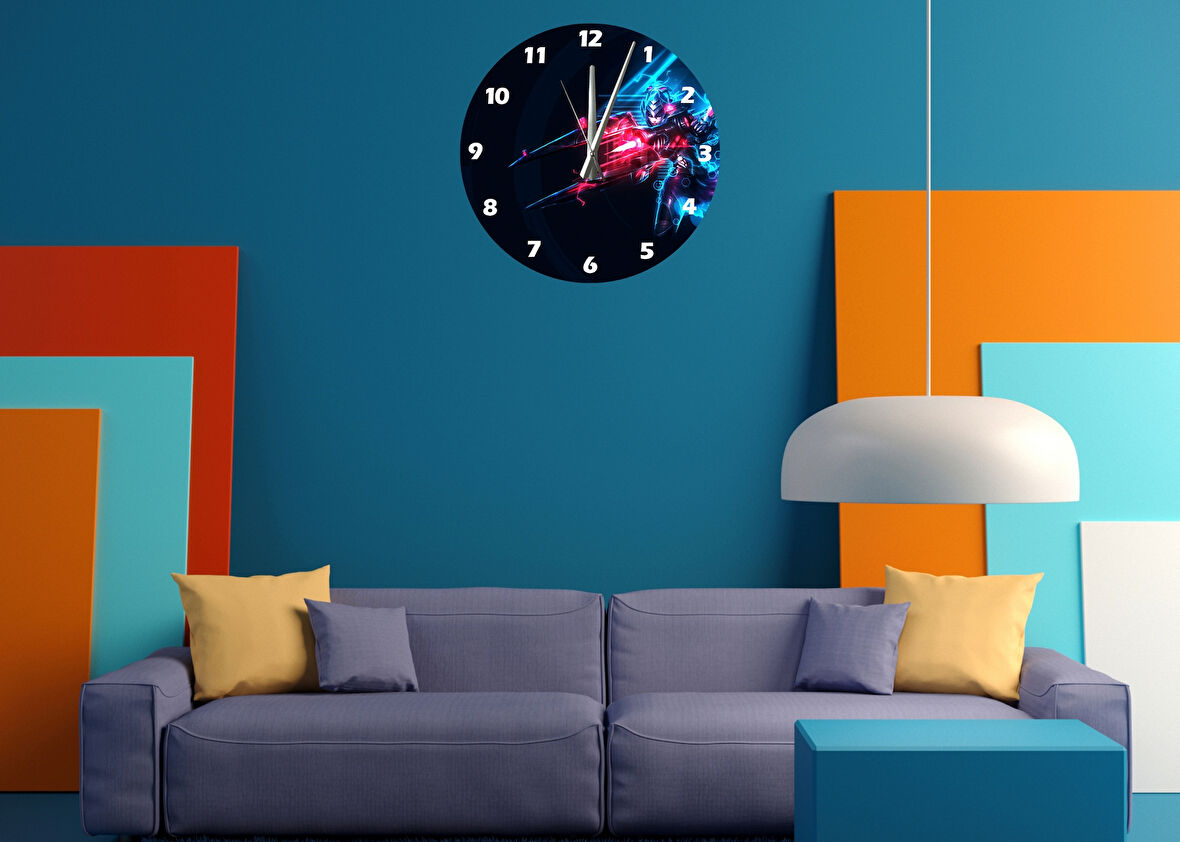 Tİ-PLAY ÖNCÜ 30X30CM AKRİLİK DEKORATİF MODERN DUVAR SAATİ