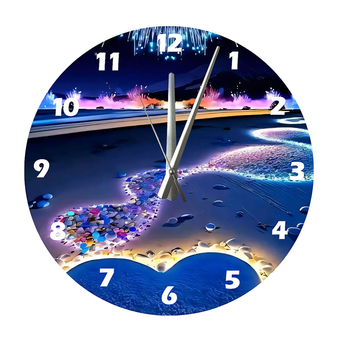 Tİ-PLAY MUTLULUK 30X30CM AKRİLİK DEKORATİF MODERN DUVAR SAATİ