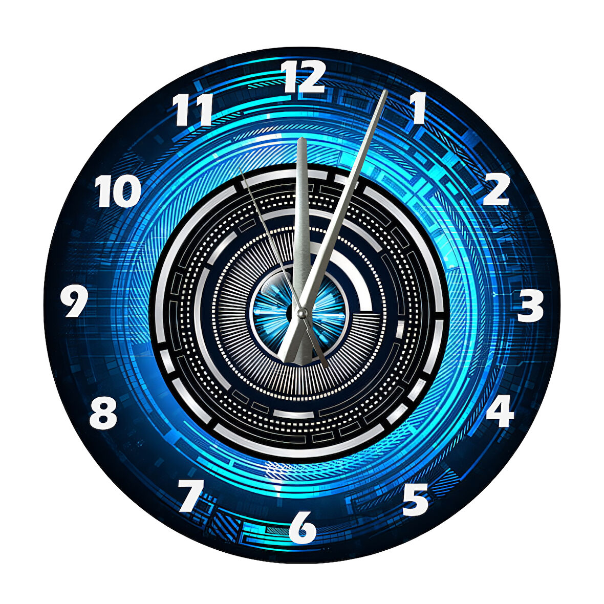 Tİ-PLAY HIZ VE ZAMAN 30X30CM AKRİLİK DEKORATİF MODERN DUVAR SAATİ