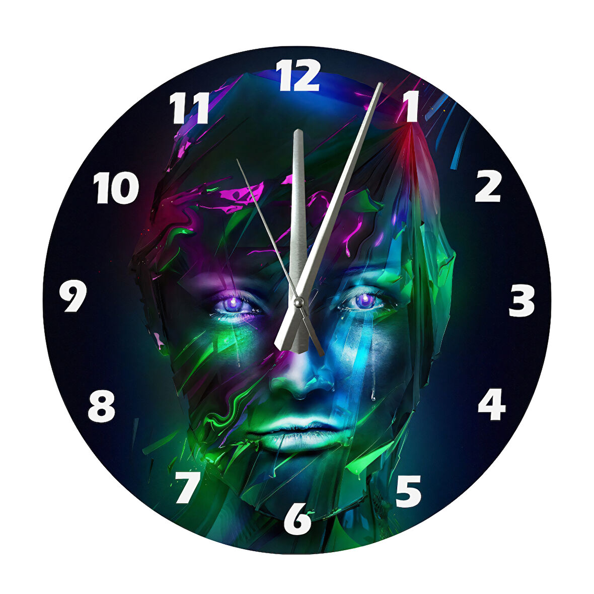 Tİ-PLAY KARARLI HAYAT 30X30CM AKRİLİK DEKORATİF MODERN DUVAR SAATİ