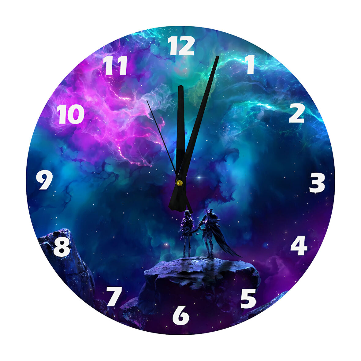 Tİ-PLAY SON YAKLAŞIYOR 30X30CM AKRİLİK DEKORATİF MODERN DUVAR SAATİ