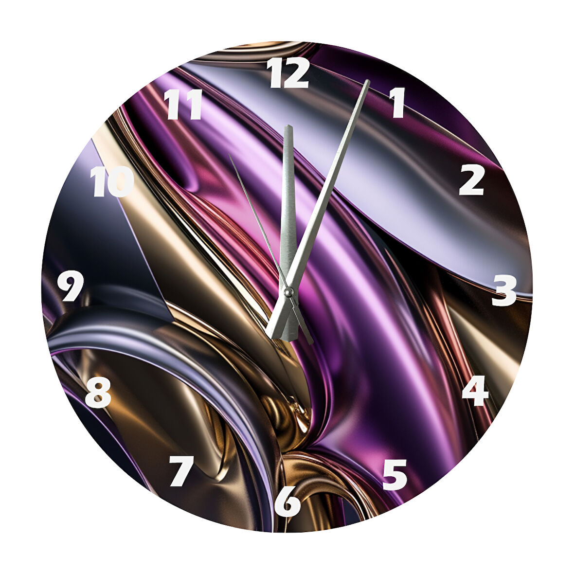 Tİ-PLAY ERİYİK 30X30CM AKRİLİK DEKORATİF MODERN DUVAR SAATİ