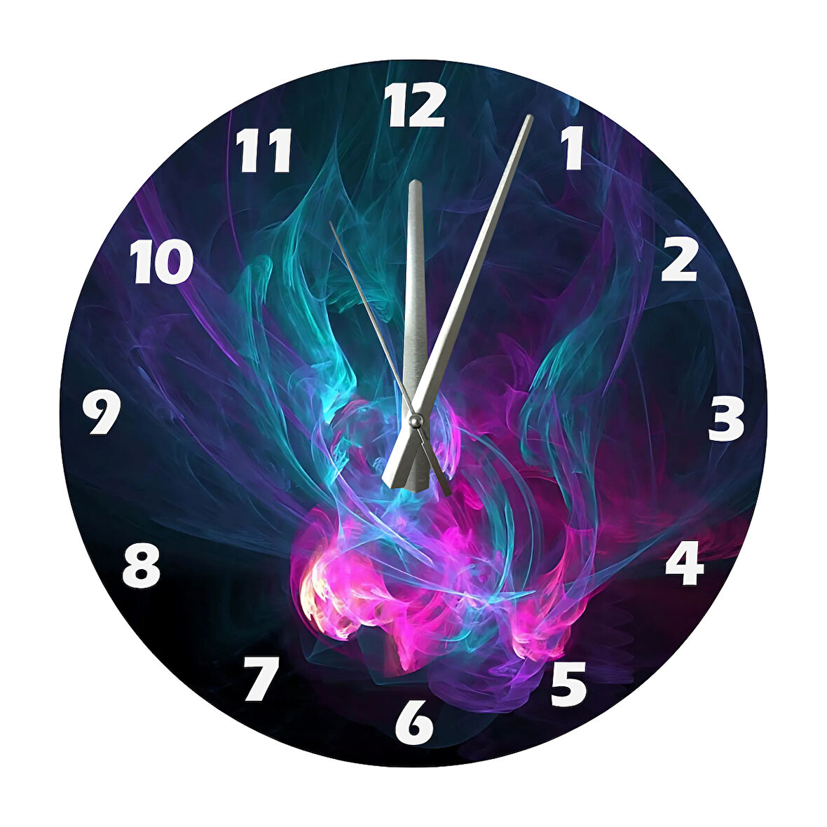 Tİ-PLAY DUMANLI HAYAT 30X30CM AKRİLİK DEKORATİF MODERN DUVAR SAATİ