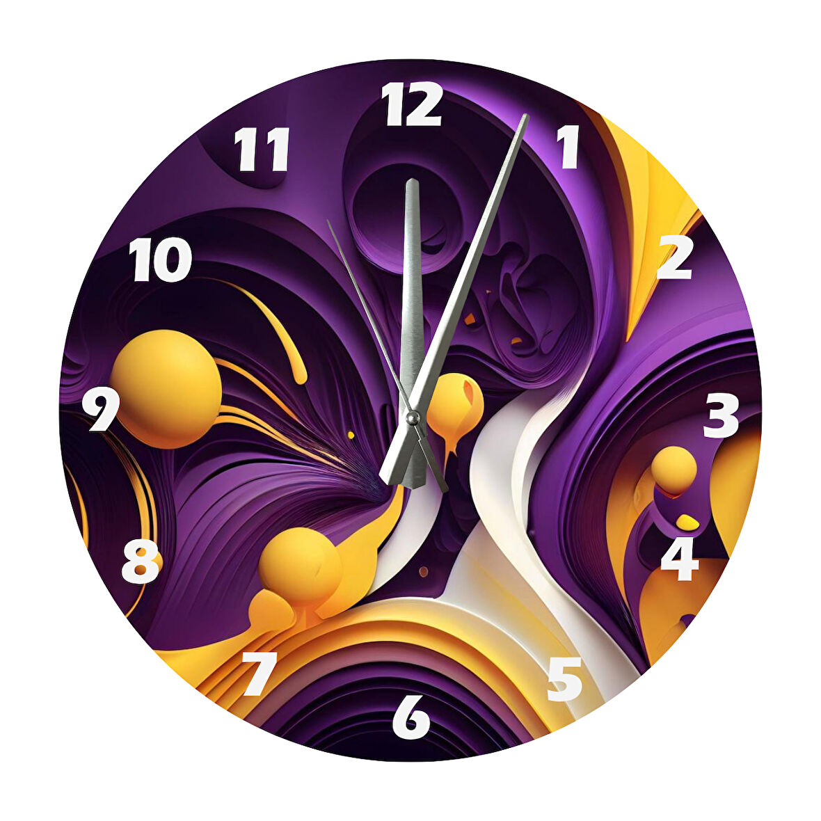 Tİ-PLAY RENGA 30X30CM AKRİLİK DEKORATİF MODERN DUVAR SAATİ