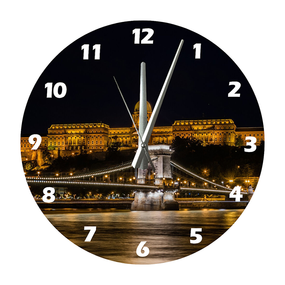 Tİ-PLAY BUDAPEŞTE 30X30CM AKRİLİK DEKORATİF MODERN DUVAR SAATİ