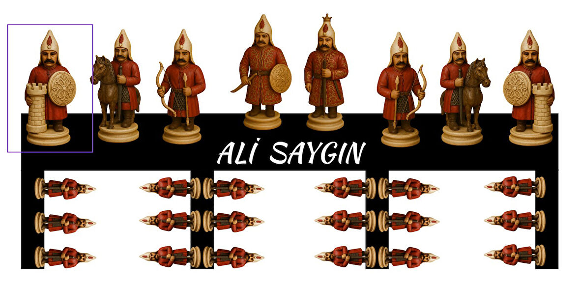 Ti-Play Madalya Askısı Satranç Figürlü 55x25 cm Akrilik Renkli