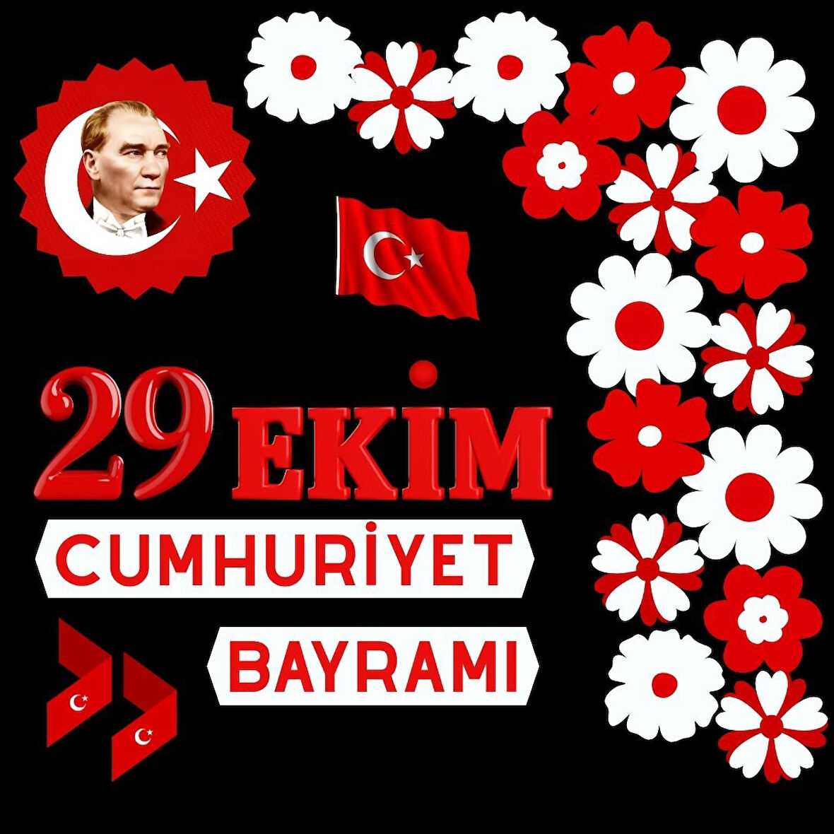 29 EKİM CUMHURİYET BAYRAMI PANO SÜSÜ