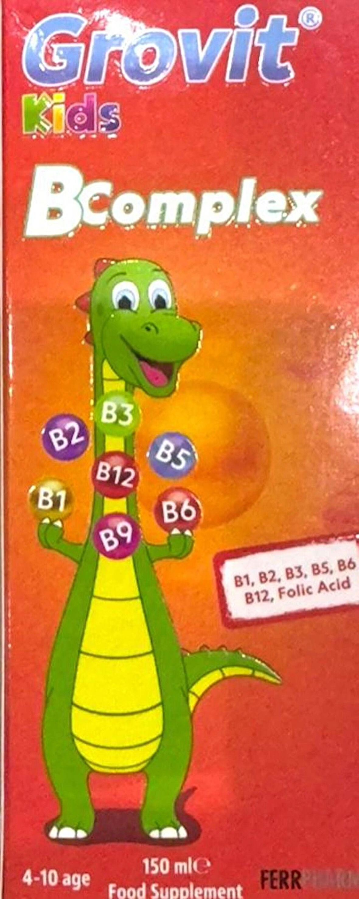 GROVİT KİDS B COMPLEX SURUP